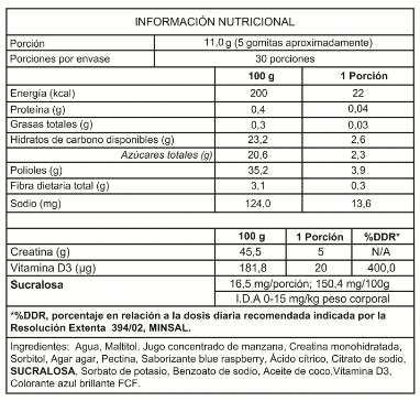 Creatina en Gomitas 150 Gummies - Foodtech